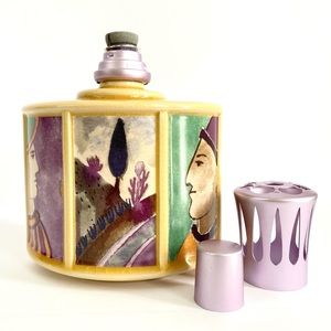 Vintage Lampe Berger Jars 3804 Year 1000 Ceramic Fragrance Oil Diffiser